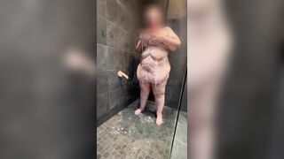 BBW doggie dildo masturbation with OohhLizzyBBW - 2 image
