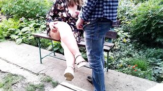 I took my dick out in front of my mother-in-law and cume on her bare legs - 13 image