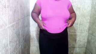 Religious bbw big ass and huge boobs in white thong lingerie