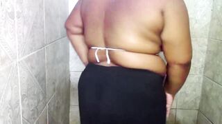 Religious bbw big ass and huge boobs in white thong lingerie