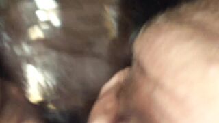 Fat ass busty milf white girl working out in leggings met black guy in public and get pussy fingering, hardcore fucking and creampie - 14 image