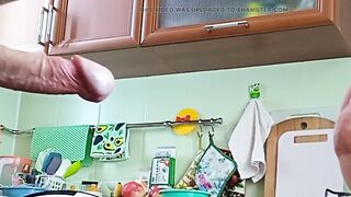 Stepmom sucks my dick and I fill her mouth with cum