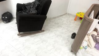 Stepmother's fiery curves when changing clothes