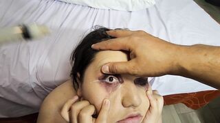 Drinking piss, putting cum in my eyes, shooting cum out of my asshole and swallowing it