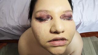 Drinking piss, putting cum in my eyes, shooting cum out of my asshole and swallowing it