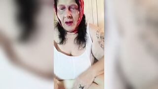 Grannys Got Skils Her Dirty Holes Get Filled - 1 image