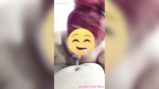 My friend lent me his wife's huge ass.