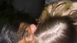FFM Threesome and Facial on my two Inexperienced Hot BBW - 1 image