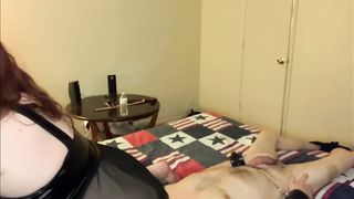 BBW Goddess Makes slave to Worship her Sweaty Ass