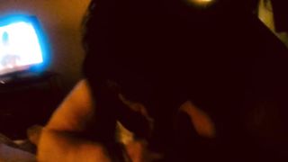 BBW sucking big cock and riding backwards - 14 image