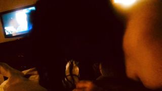 BBW sucking big cock and riding backwards - 9 image