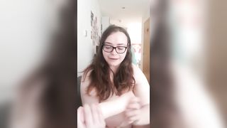 Testing a Big Dildo a Fan Bought for me - 1 image