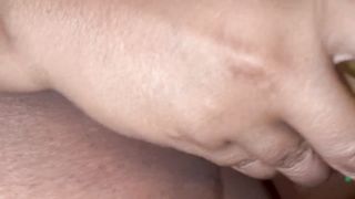 Ebony BBW Double Penetrates herself