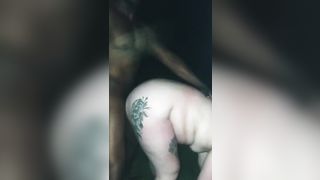 Nextdoor neighbors bigass wife  fucked outside late at night - 15 image
