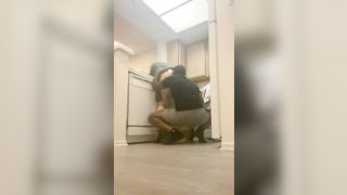 Step Mom Caught Lacking while Washing the Dishes