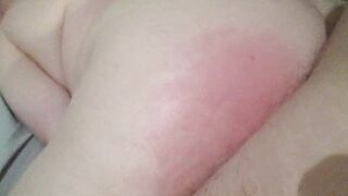 Housewife after a few drinks wants her ass slapped red