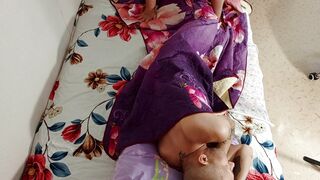 the morning for the stepson began with a blowjob and sex with his mother-in-law