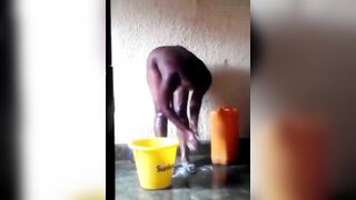 She Baths After Getting Fucked Hard,big Booty Slut