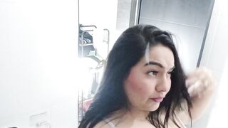 Chubby Girl with Big Ass Gets Fucked Hard and Her Vagina Filled with Milk - 3 image