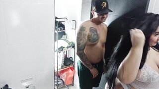 Chubby Girl with Big Ass Gets Fucked Hard and Her Vagina Filled with Milk - 5 image