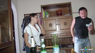 Orgy with BBW woman Capoccia and her stepsister