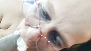 Gagging That Cock Down Her Throat Omg Hes Blowing His Load