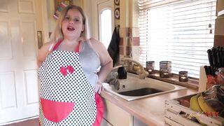 AuntJudysXXX - Your BBW Wife Megan Sucks Your Cock in the Kitchen POV - 4 image