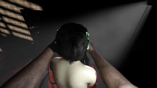 3D big boobs Asian slut got her wet pussy fucked so hard by BBC