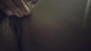 Phat creamy ebony pussy