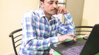 Chubby Big Boobs Wife Weekend Sex with Husband While Watch Porn - 2 image