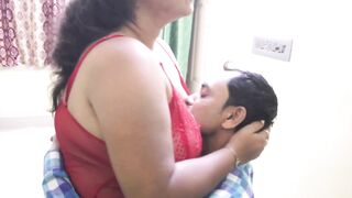 Chubby Big Boobs Wife Weekend Sex with Husband While Watch Porn - 4 image