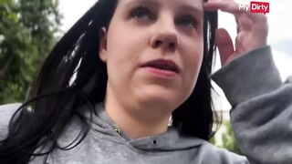 Juicy amateur Ellie Lush plays solo & stuffs her pussy with giant cucumber - MyDirtyHobby - 3 image