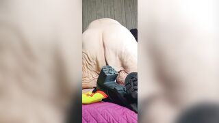 Drilling Her Pussy at the Construction Site Cumming with All Her Might