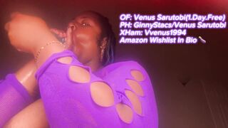 Ebony BBW Sucking Big Dick Wet and Sloppy Big Titty Fuck