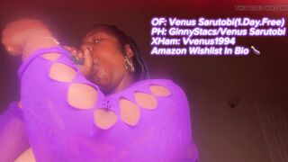 Ebony BBW Sucking Big Dick Wet and Sloppy Big Titty Fuck