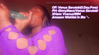 Ebony BBW Sucking Big Dick Wet and Sloppy Big Titty Fuck