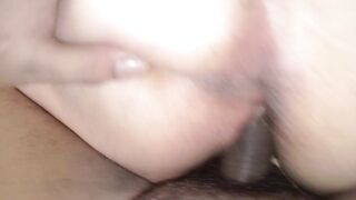 Grandma in reverse cowgirl position and in spandex ready to be fucked