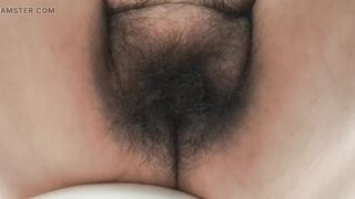 Milf maduro registra sua buceta por baixo