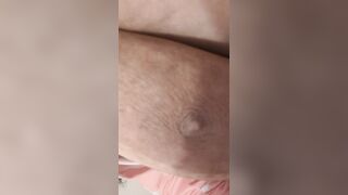 Closeup small nipple big areola play - 5 image