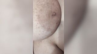 Closeup small nipple big areola play - 6 image