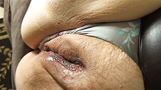 Big juicy ass grandma love opening her legs and playing with her fat pussy, jerk off your cock and cum for me, old woman teasing