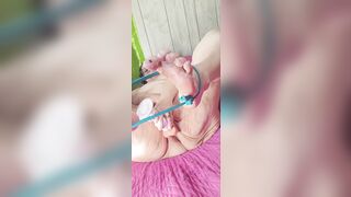 Tied up Throatgoat Got 118nch Poked