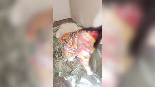 Masturbating After an Evening Out, Undressing & Putting on My Granny Nightgown