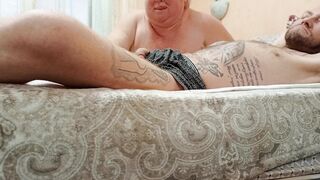 in nine minutes, my son-in-law finished twice, one of them in my mouth