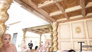 WILD REVERSE GANGBANG WITH BBWS AND BWC - 11 image