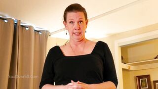 The mature wife of a Pastor sucks the cock of a inexperienced member of her church. The Pastor's Wife 3