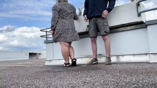 Mother-in-law pees like a dog