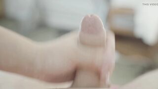 Best Blowjob Squirt Cum on Tits Close up 4K