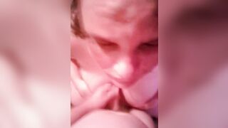 Step Mom Sucks Cock, Get It Fucked and Get Cum on Boobs