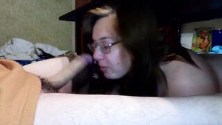 Lost at Cards, but Finished All Over Her Face!